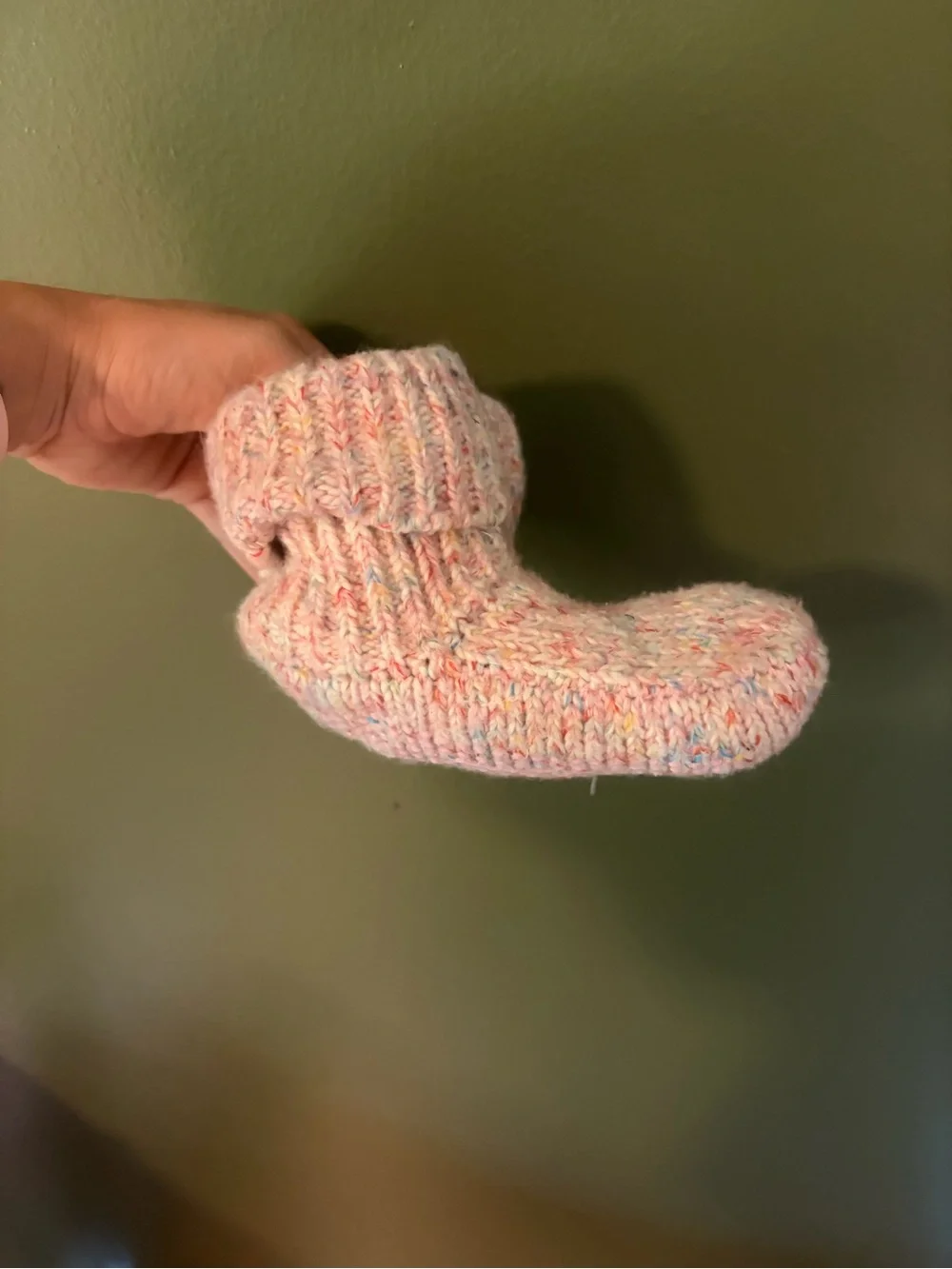 Bombas Soft Knit Baby Booties in Pastel Multicolor